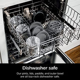 Ninja NC301 CREAMi Ice Cream Maker, for Gelato, Mix-ins, Milkshakes, Sorbet, Smoothie Bowls & More, 7 One-Touch Programs, with (2) Pint Containers & Lids, Compact Size, Perfect for Kids, Silver