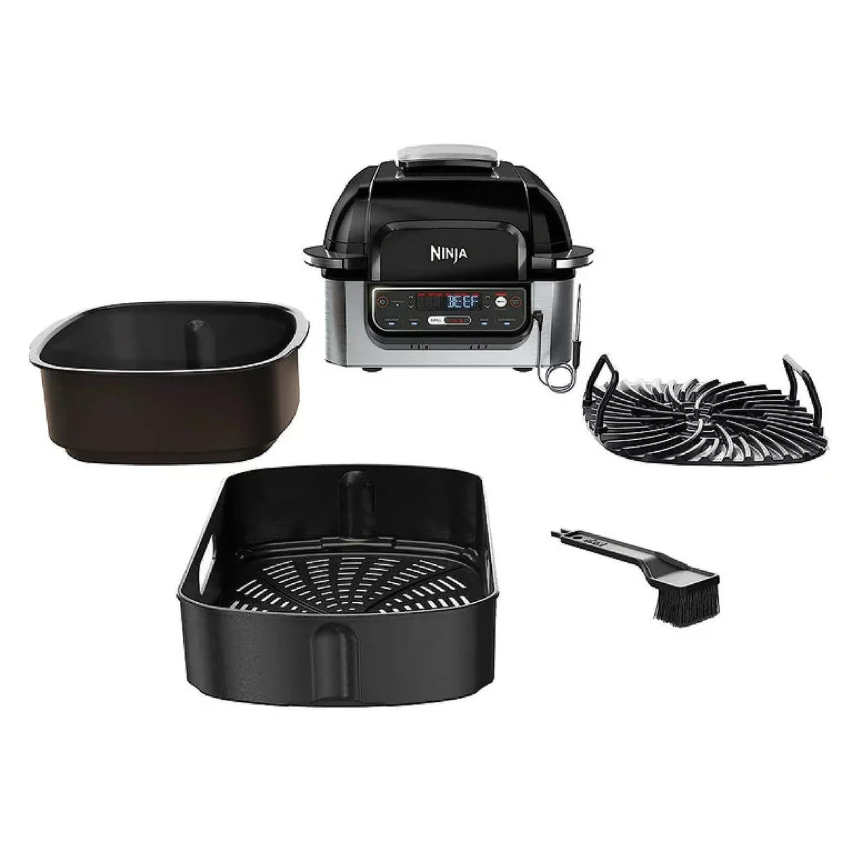 Ninja Foodi 5-in-1 Indoor Grill w/ 4-Quart Air Fryer with Roast, Bake, Dehydrate