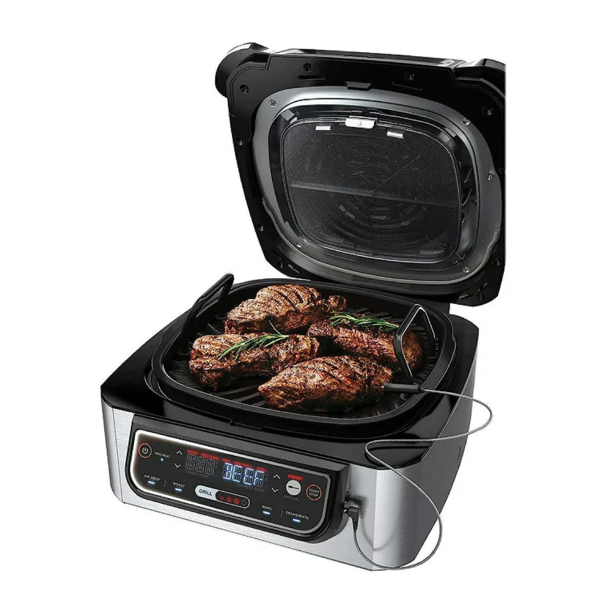 Ninja Foodi 5-in-1 Indoor Grill w/ 4-Quart Air Fryer with Roast, Bake, Dehydrate