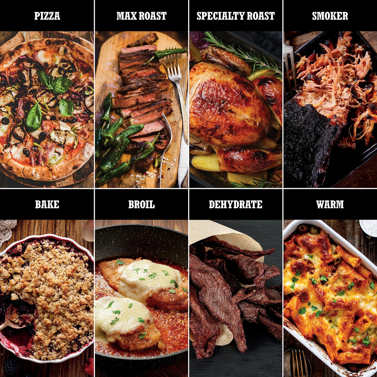 Ninja Woodfire Pizza Oven, 8-in-1 outdoor oven, 5 Pizza Settings, Ninja Woodfire Technology, 700°F high heat, BBQ smoker, wood pellets, pizza stone, electric heat, portable, terracotta red, OO101